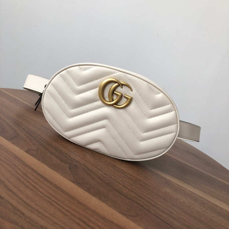 491294 GUCCI GG Marmont系列 绗缝 皮革腰包