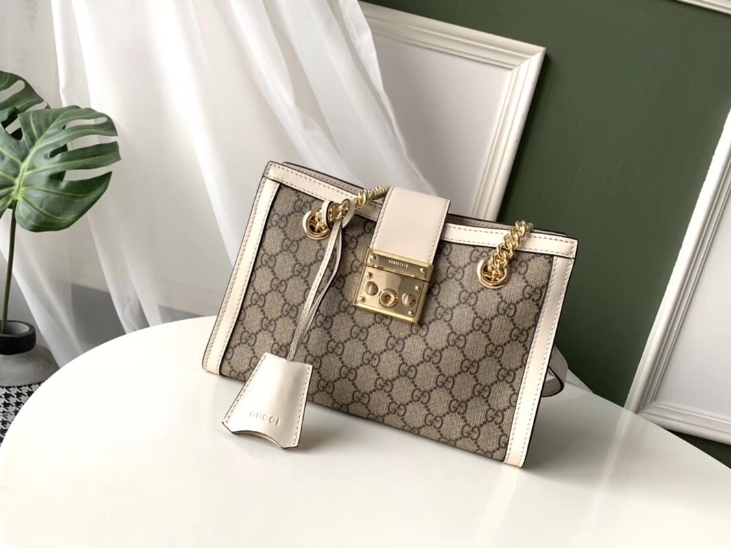 Gucci/古奇 Padlock 18新款小号GG链条包 单肩斜挎包 女包 498156