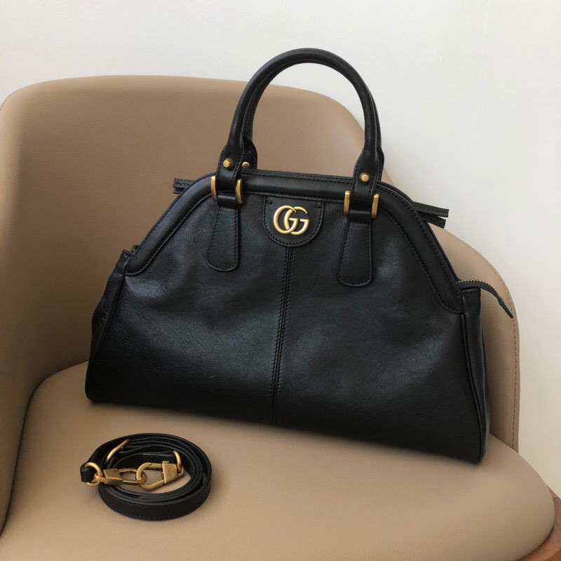 2018新款Gucci/古奇女包手提包 配肩带中号手袋516459 0PL0T 1000