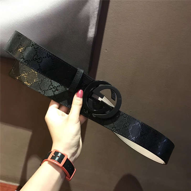 古驰 Gucci 原单面料 头层树膏磨砂底 双G扣头