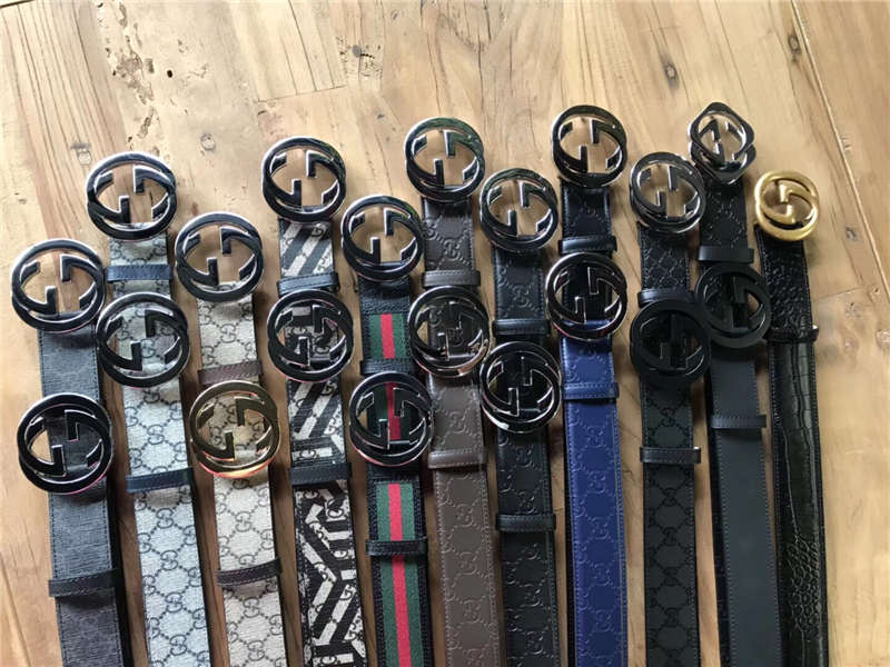 Gucci/古奇古驰双G男士皮带 腰带