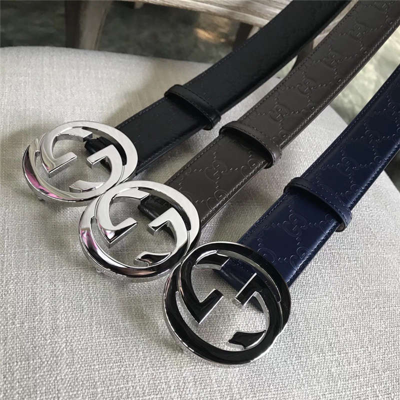 Gucci/古奇古驰双G男士皮带 腰带