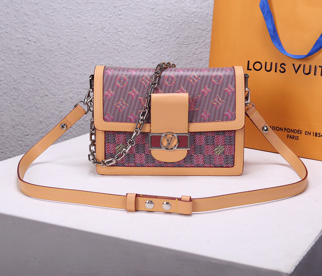 LV Dauphine Monogram LV Pop  M55452 25x17x10.5CM 