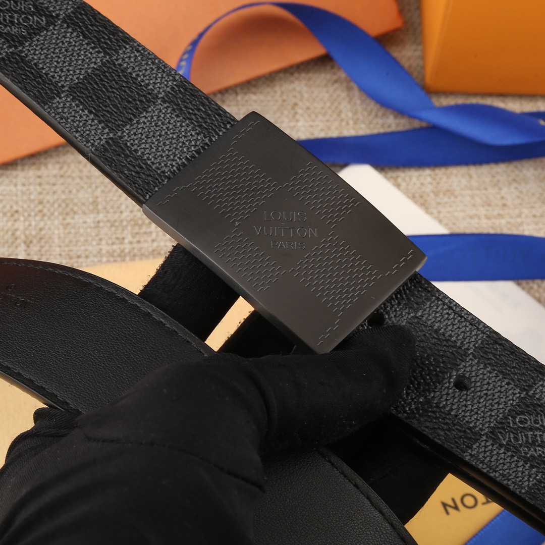 LV NEW BELT Skyline Damier