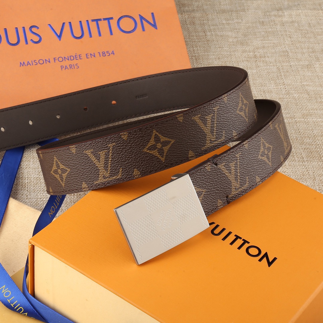 LV NEW BELT Skyline Damier