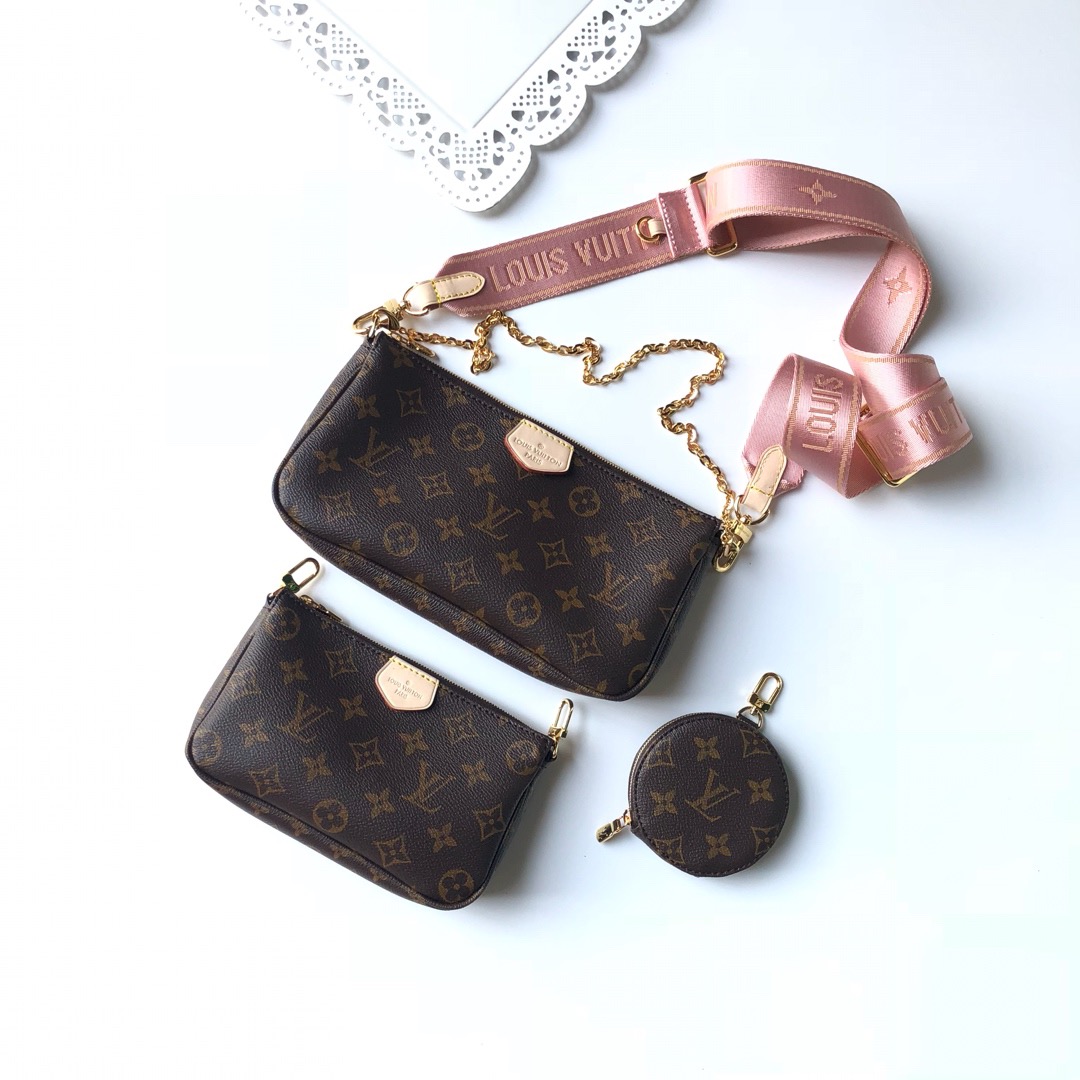 LV NEW HANDBAG M44823 M44813 大包25*13cm 小包20*11cm 圆饼包10cm