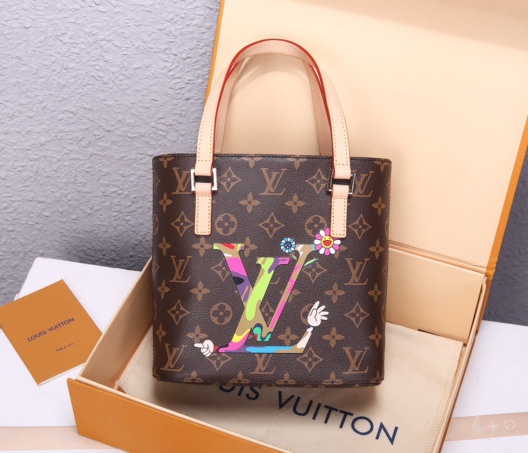 LV WOMENS HANDBAG CUTE TOTE M51172；SIZE:23x21x8CM 