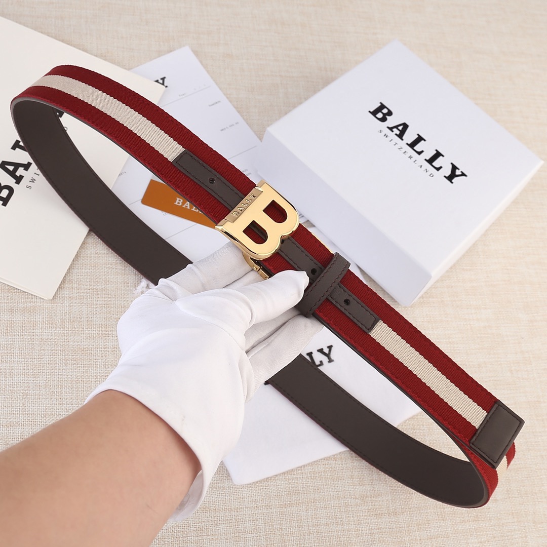 BALLY MENS BELT GENUINE LEATHER ORIGINAL QUALITY