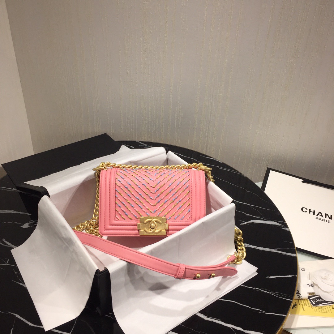 CHANEL LEBOY HANDBAG 20CM/25CM