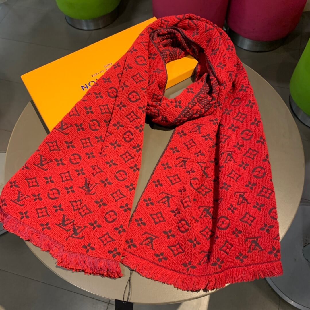 LV SCARF 4 COLORS 180*40cm WOOL