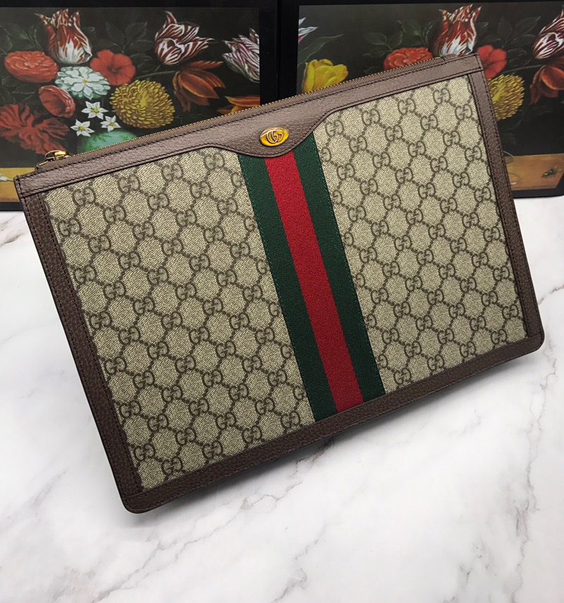 GUCCI OPHIDIA CLUTCH 523359 34X24X5