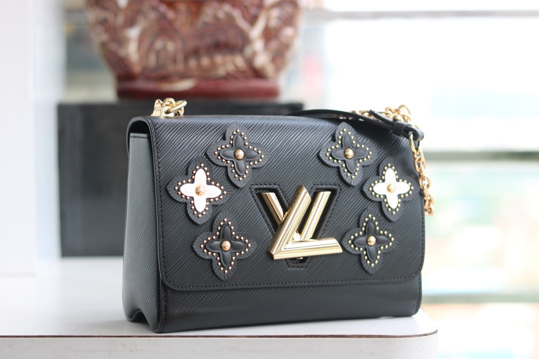 LV NEW TWIST Denim EPI LEATHER M50313 M50306 23*18*8cm?? 