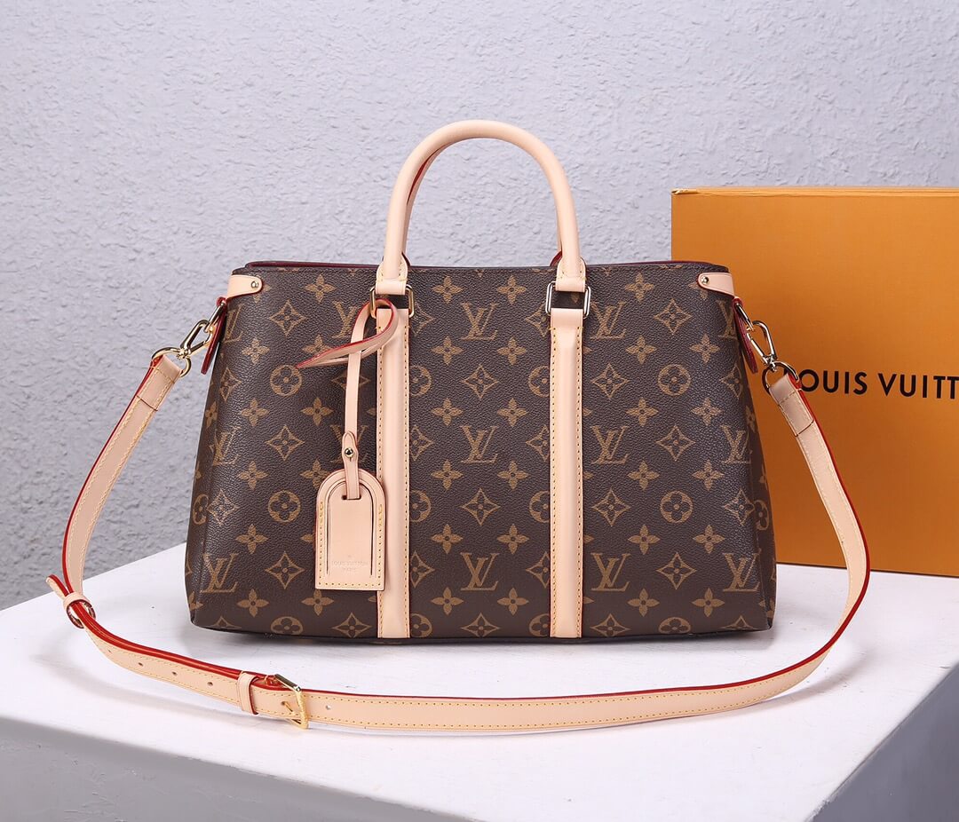 LV Soufflot HANDBG NEW BB MM Ｍ44815 29x19x10CM,  Ｍ44816  36x21x13CM