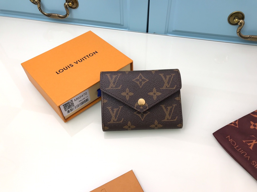 LV Victorine WALLET M62472 12x9cm