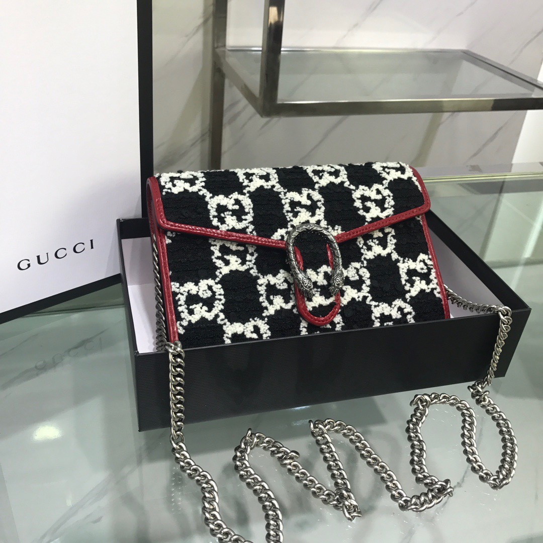 GUCCI HANDBAG CHAIN SMALL BAG 401231 20.5?12.5?6CM