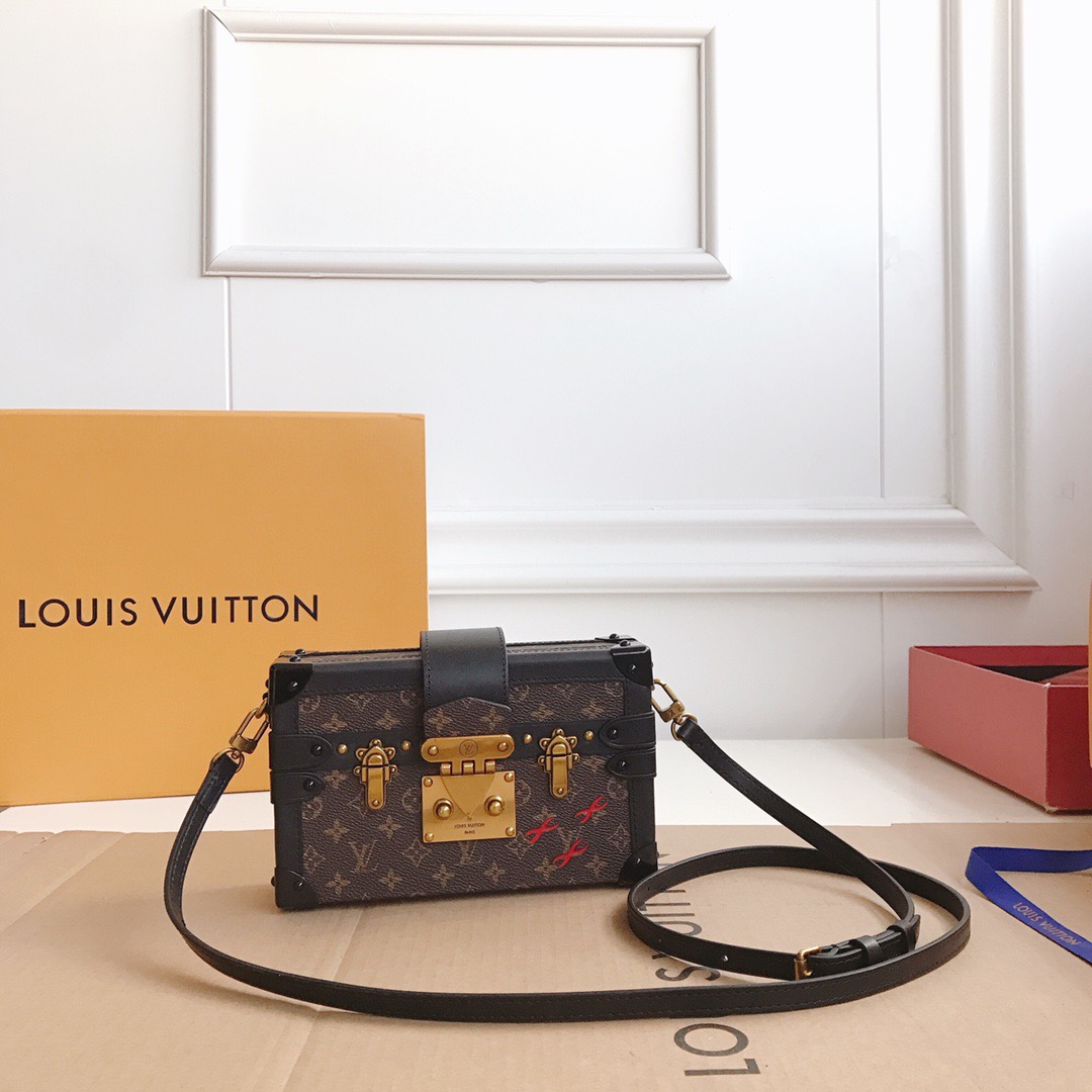 LV PETITE MALLE CLUTCH HANDBAG