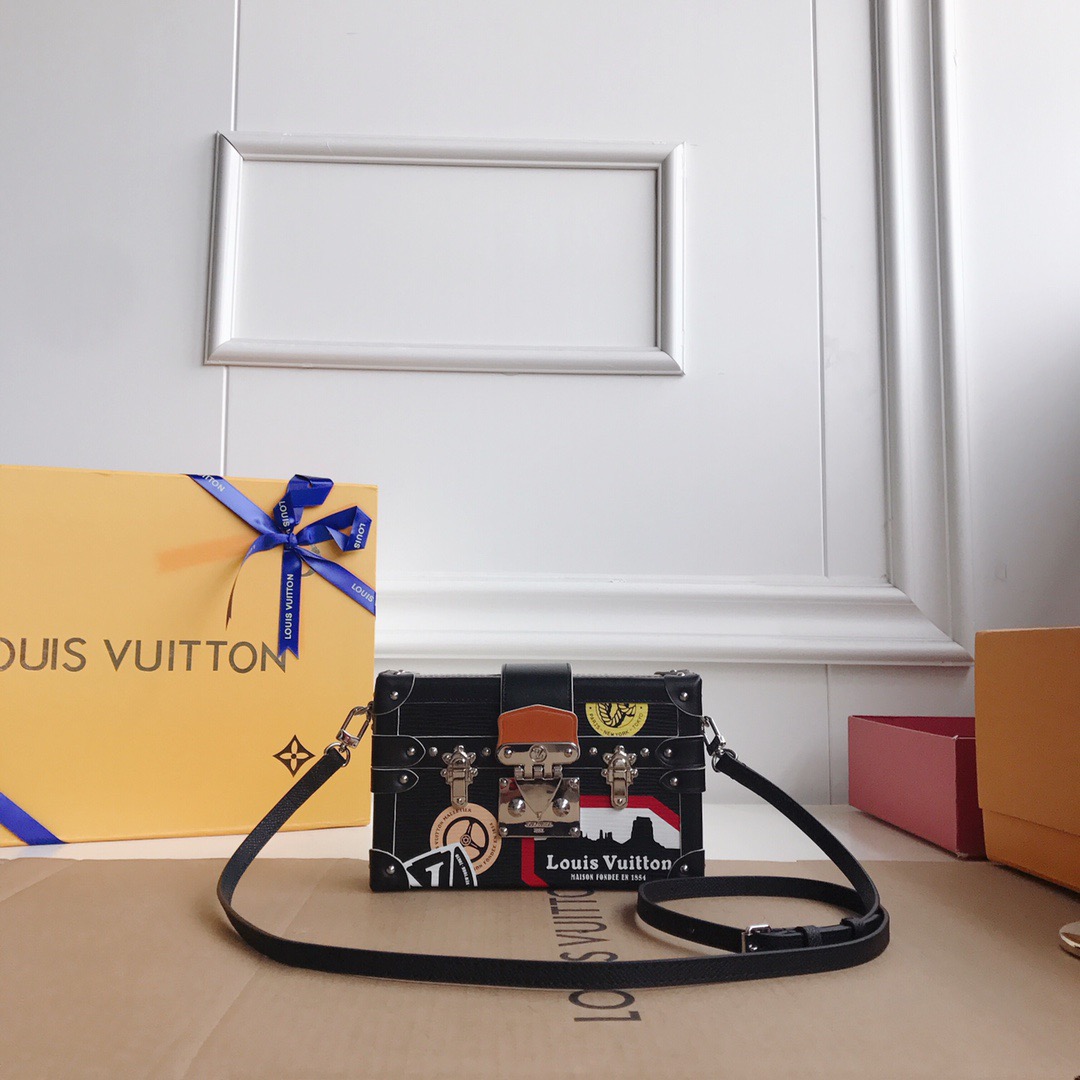 LV PETITE MALLE CLUTCH HANDBAG