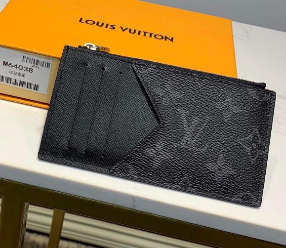 LV COIN CARD HOLDER M64038 M30270 M62914 M30271 M30320 14.5X8X1CM