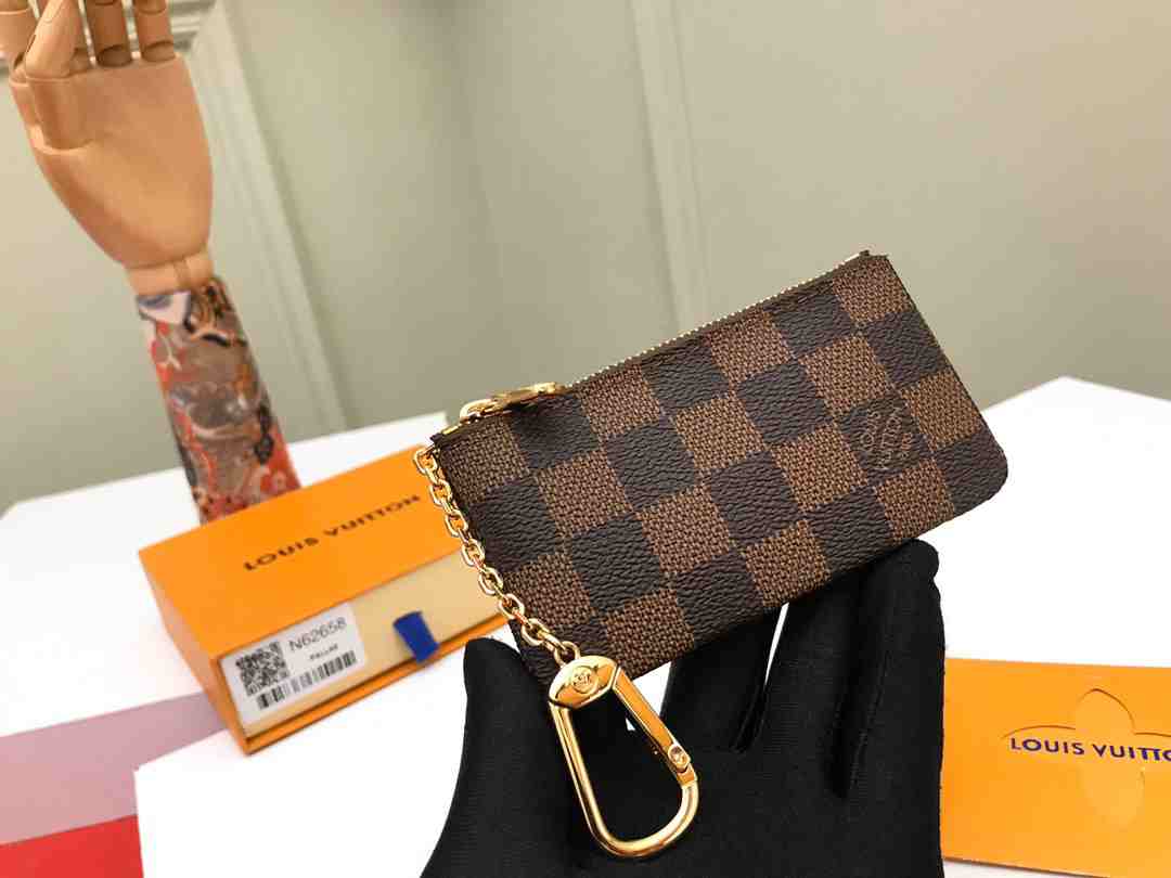 LV SMALL KEY COIN POUCH N62659 N62658 N62650 M62650 12?7?1cm