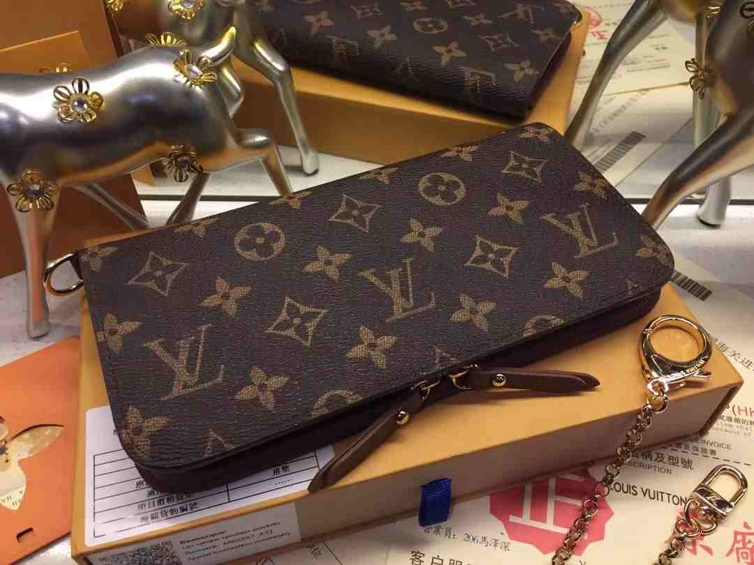 LV LONG WALLET M66701 21X11CM M66565