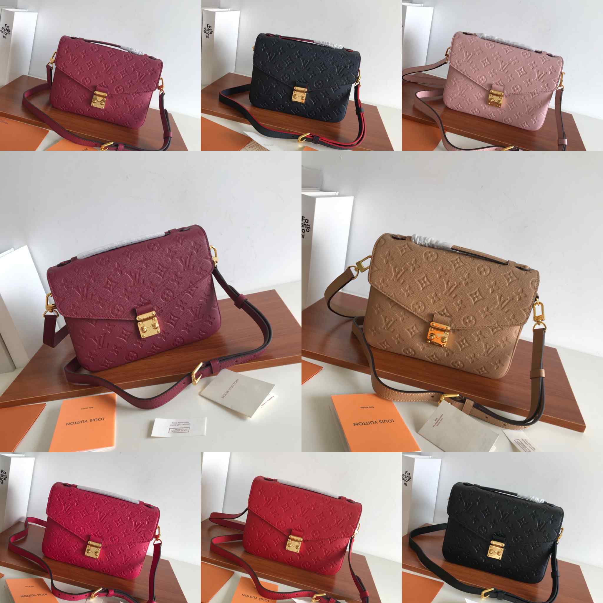 LV LEATHER Pochette Metis HANDBAG M41488 M44291 M44245 M41486 M44018 M44071 M43737 M41487