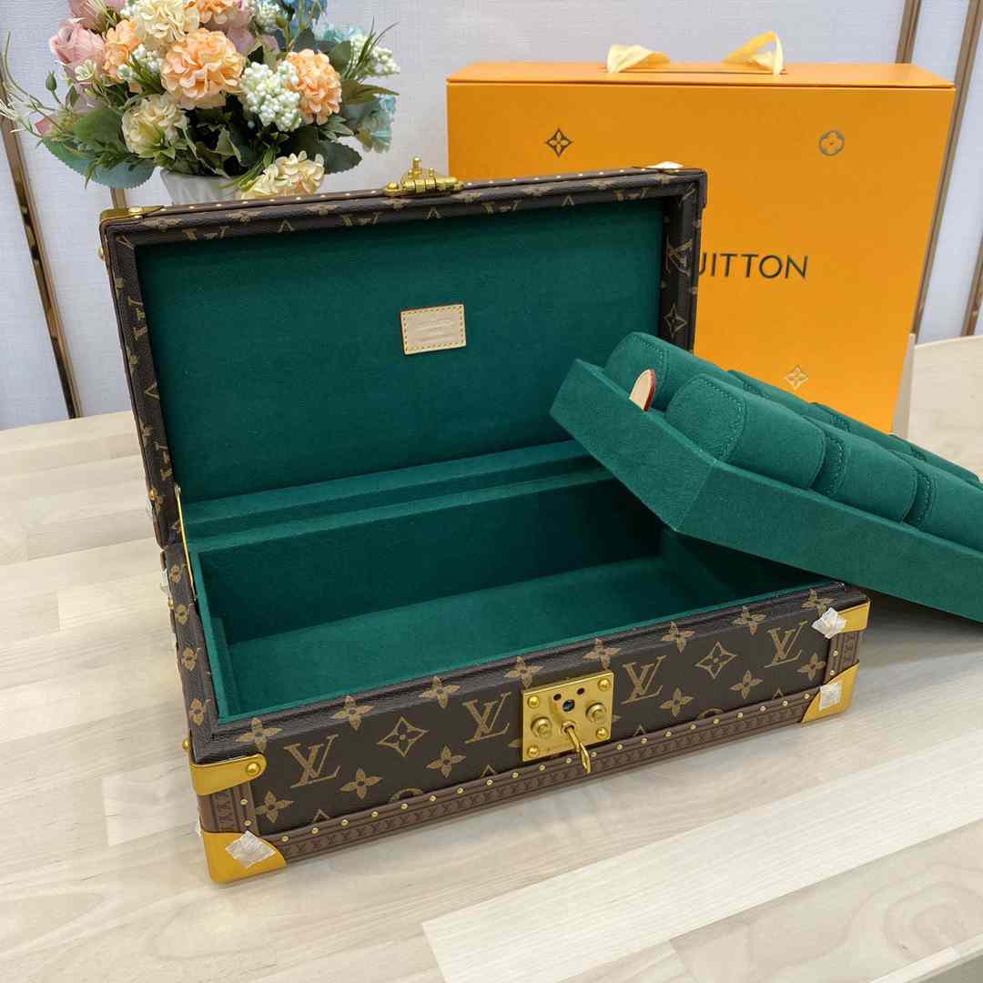 LV EIGHT 8 WATCHES CASE  34x19x11.5cm MANY COLORS