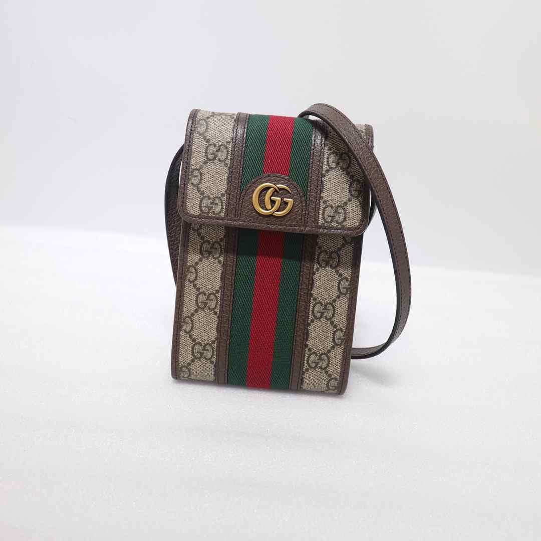 GUCCI PHONE BAG 625757 11.5X18X3.5CM