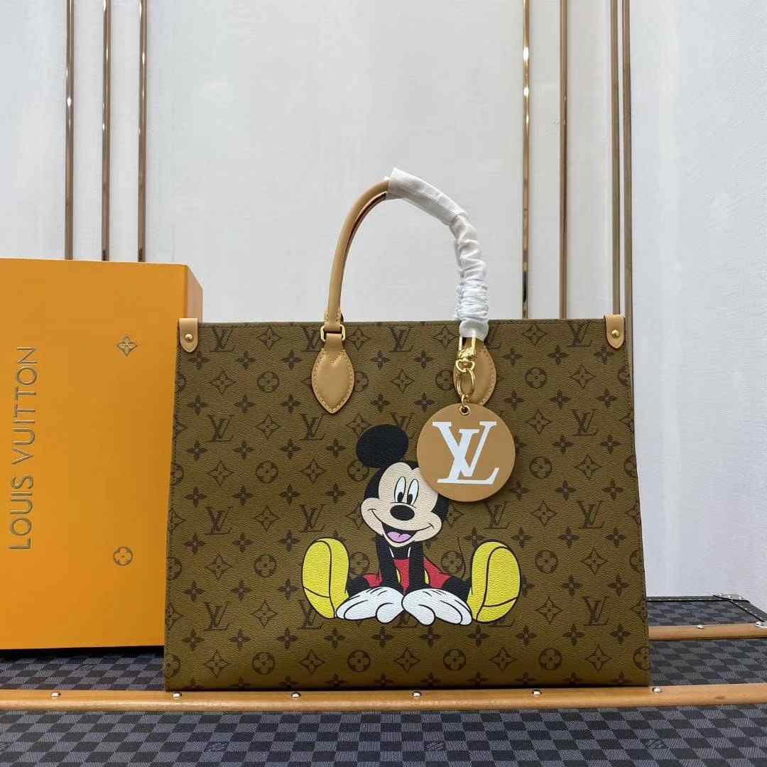 LV NEW Onthego 41x 34x 19cm BIG SHOPPING BAG