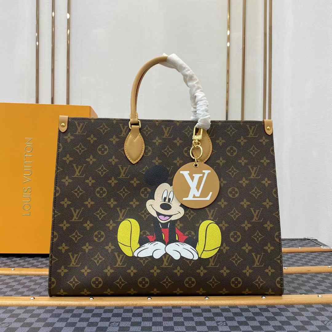 LV NEW Onthego 41x 34x 19cm BIG SHOPPING BAG