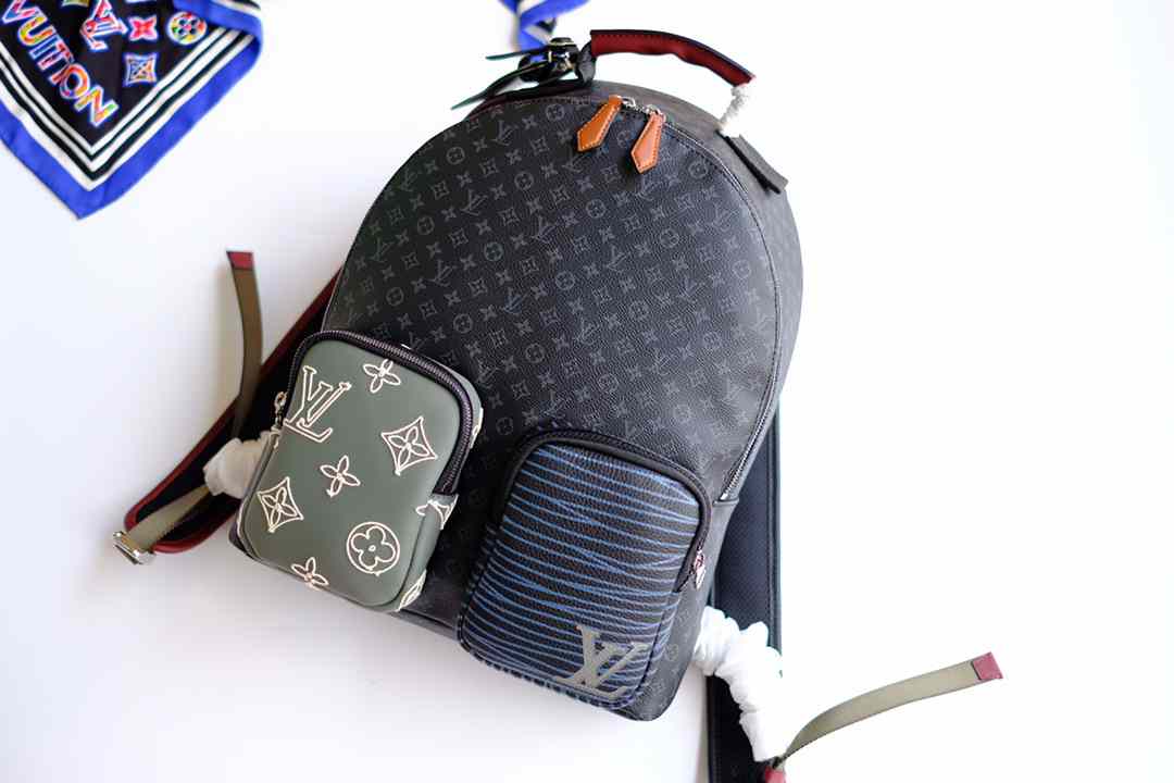 LV NEW BACKPACK BPACK PATCHWORK M56853  32.0x40.0x15.0cm