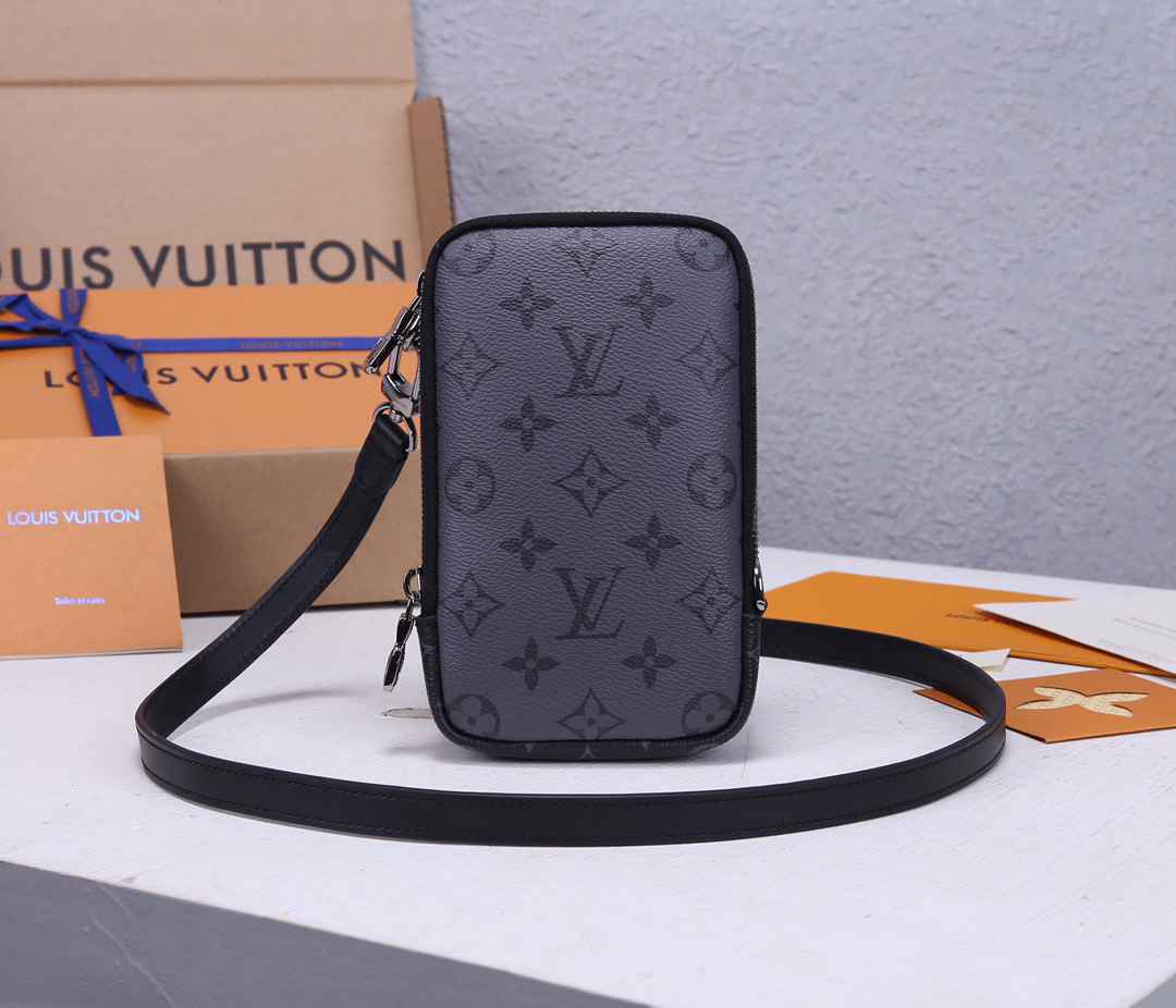 LV Double Phone POUCH  M69534 11x19x3.5CM 