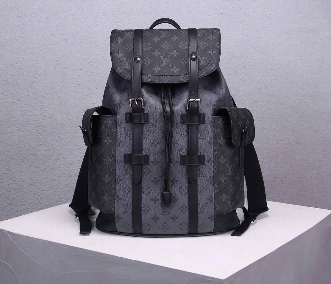 LV Christopher BACKPACK Monogram Eclipse Monogram Eclipse Reverse  M45419 41x48x13CM