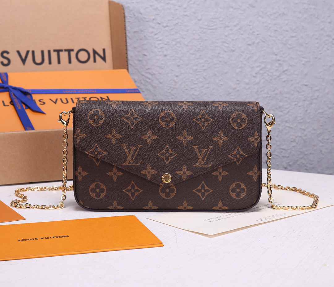 LV Pochette Felicie CHAIN BAG M61276 21x12x3CM