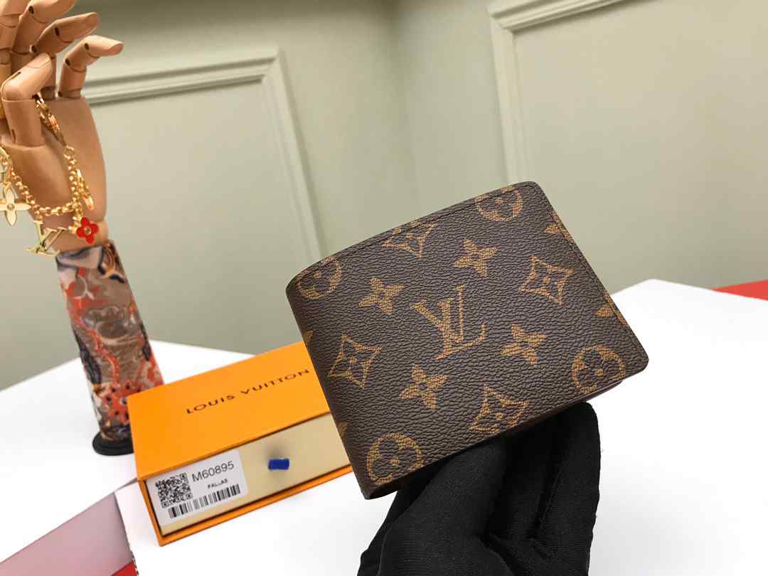 LV MULTIPLE WALLET  M60895 12x9cm N62663 N63124