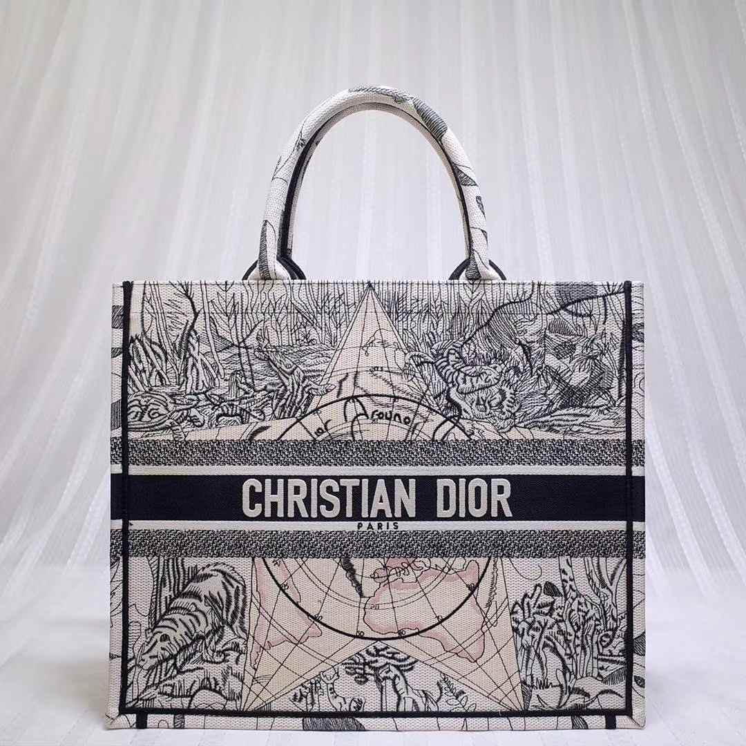 DIOR BOOK TOTE SMALL 36.5x28CM, BIG 41.5x32x5CM