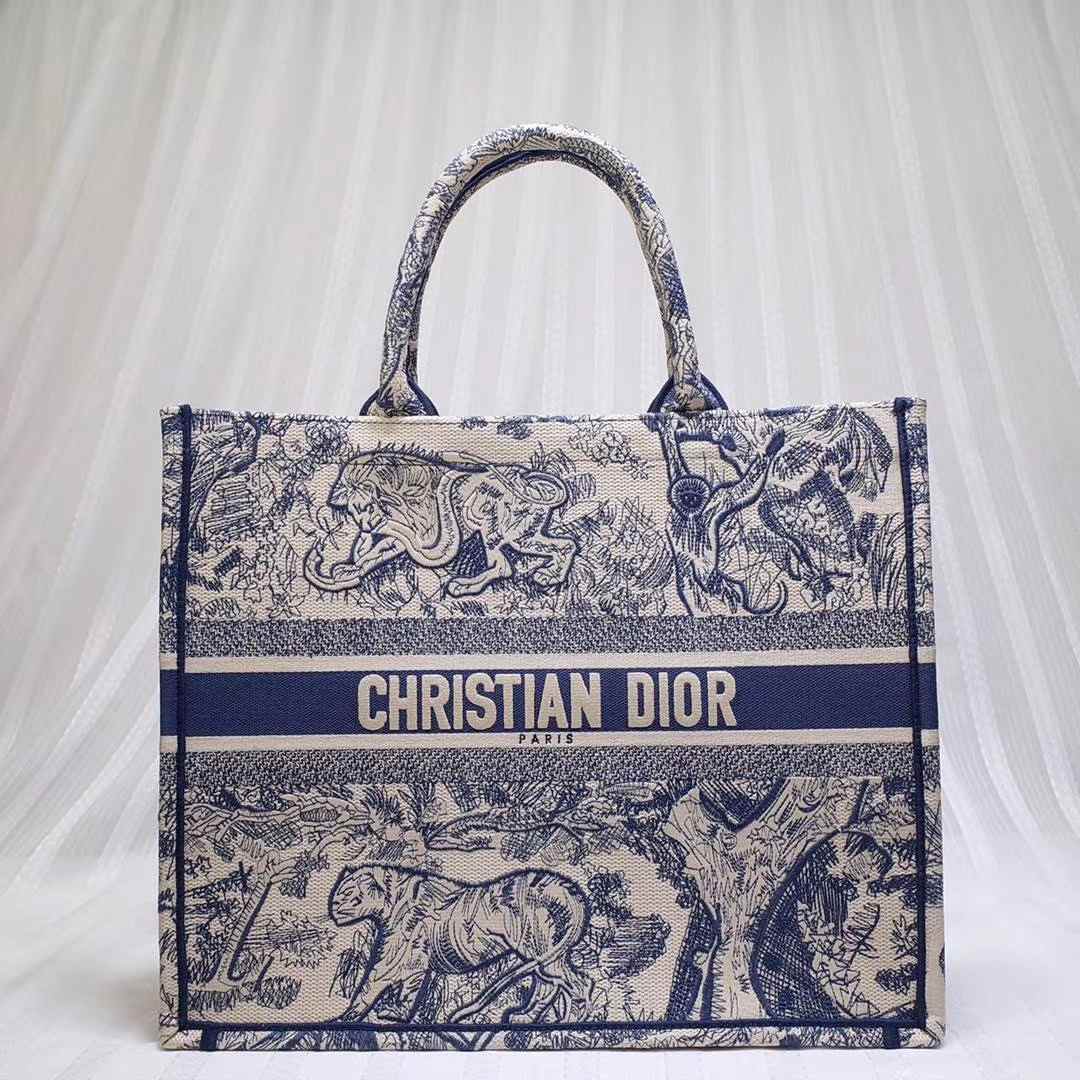 DIOR BOOK TOTE SMALL 36.5x28CM, BIG 41.5x32x5CM