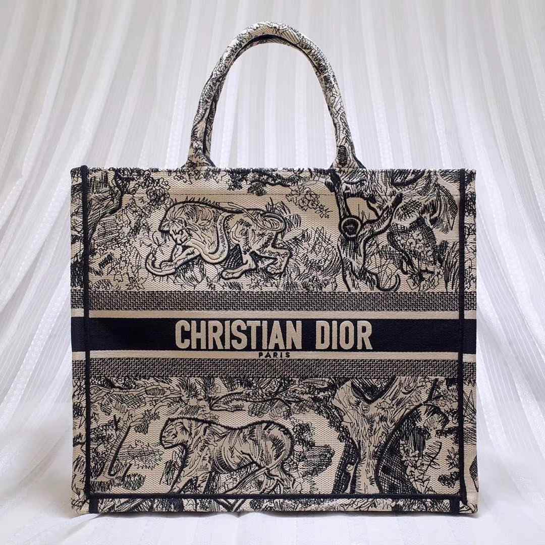 DIOR BOOK TOTE SMALL 36.5x28CM, BIG 41.5x32x5CM