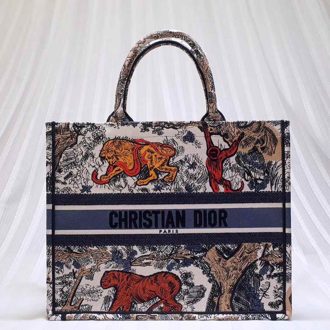 DIOR BOOK TOTE SMALL 36.5x28CM, BIG 41.5x32x5CM