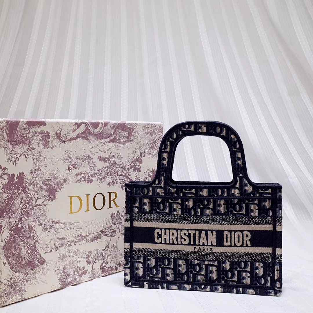 Christian DIOR CD BOOK TOTE MINI 23x17x7cm