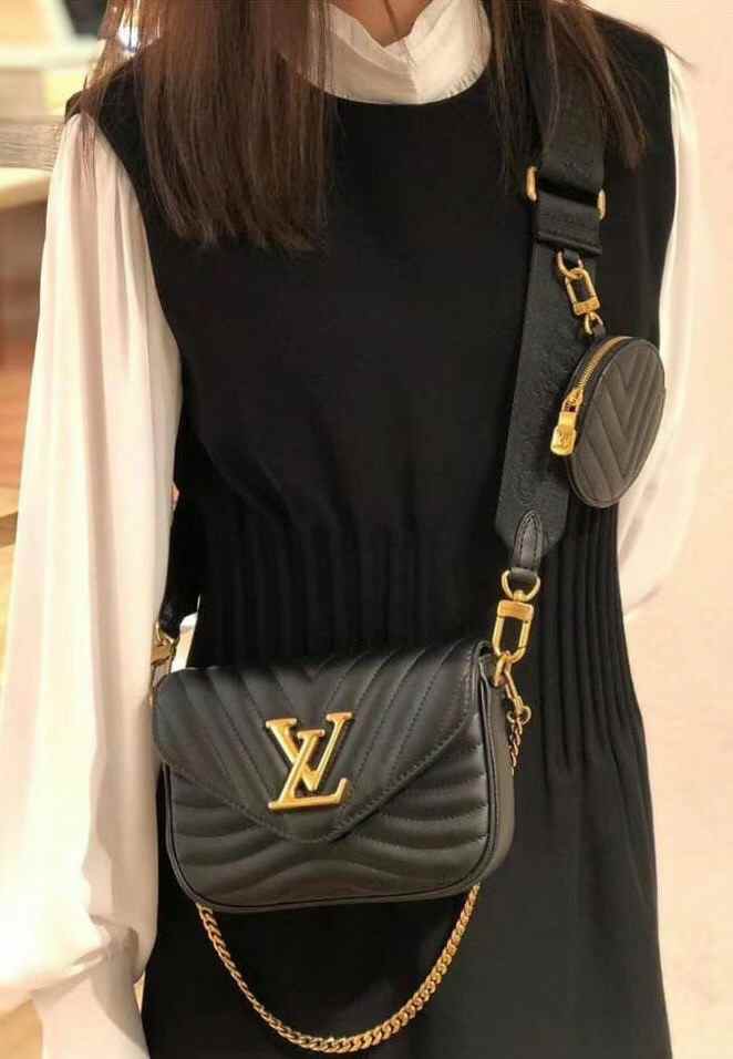 LV New Wave Multi-Pochette SATCHEL HANDBAG M56461 19x14x5CM