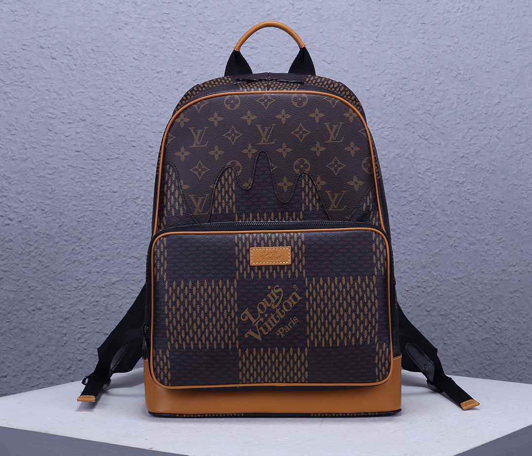 LV Campus BACKAPCK X Nigo Virgil Abloh Giant Damier Ebene N40380 30x39x13CM