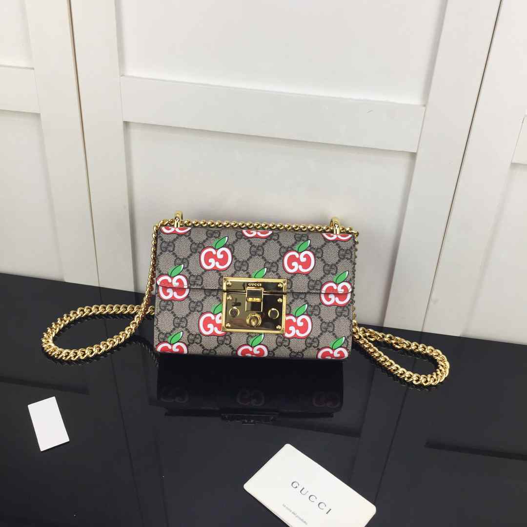 NEW GUCCI HANDBAG 409487 APPLE W20×H15xD7cm