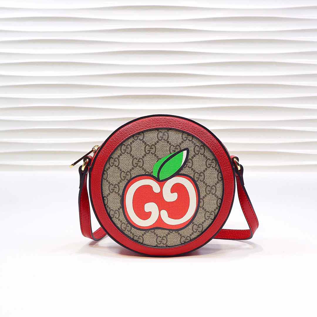 NEW GUCCI HANDBAG 625216 APPLE 19×19×5cm