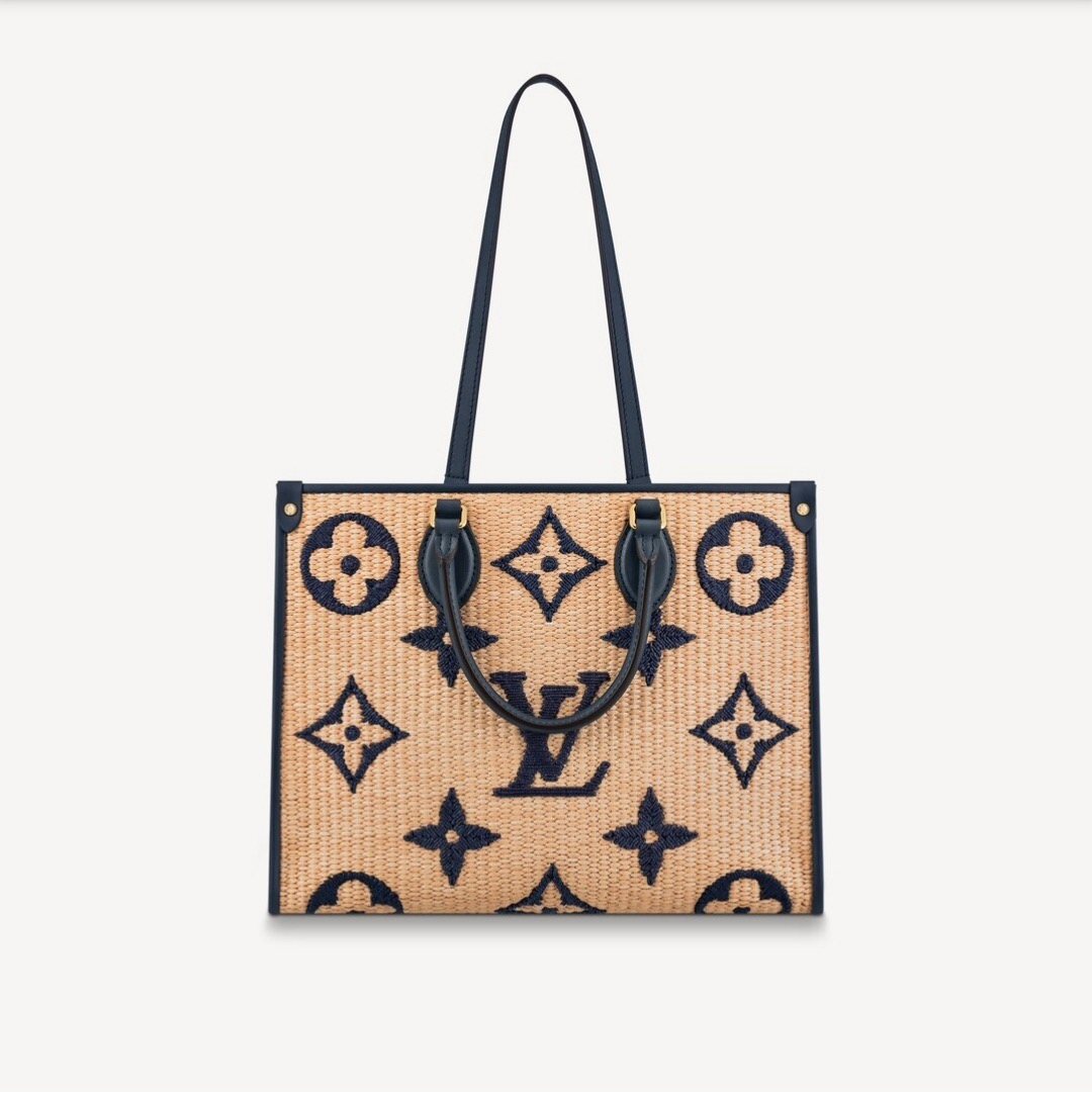 L\V OnTheGo TOTE 35 x 27 x 14 CM m57723 Monogram Raffia Monogram Giant  m57644  41.0 x 34.0 x 19.0CM