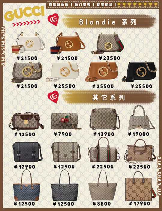 GUCCl BAGS 230123