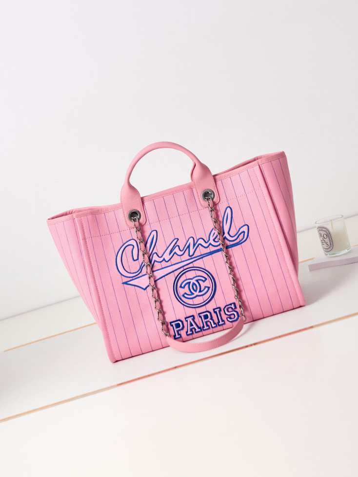 ch@nel shopping beach tote bag