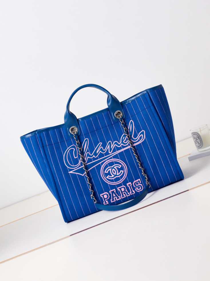 ch@nel shopping beach tote bag