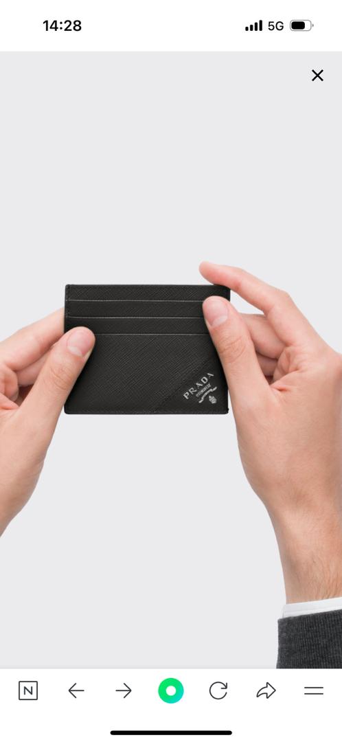 PR@D@ MENS CARD HOLDER 240720