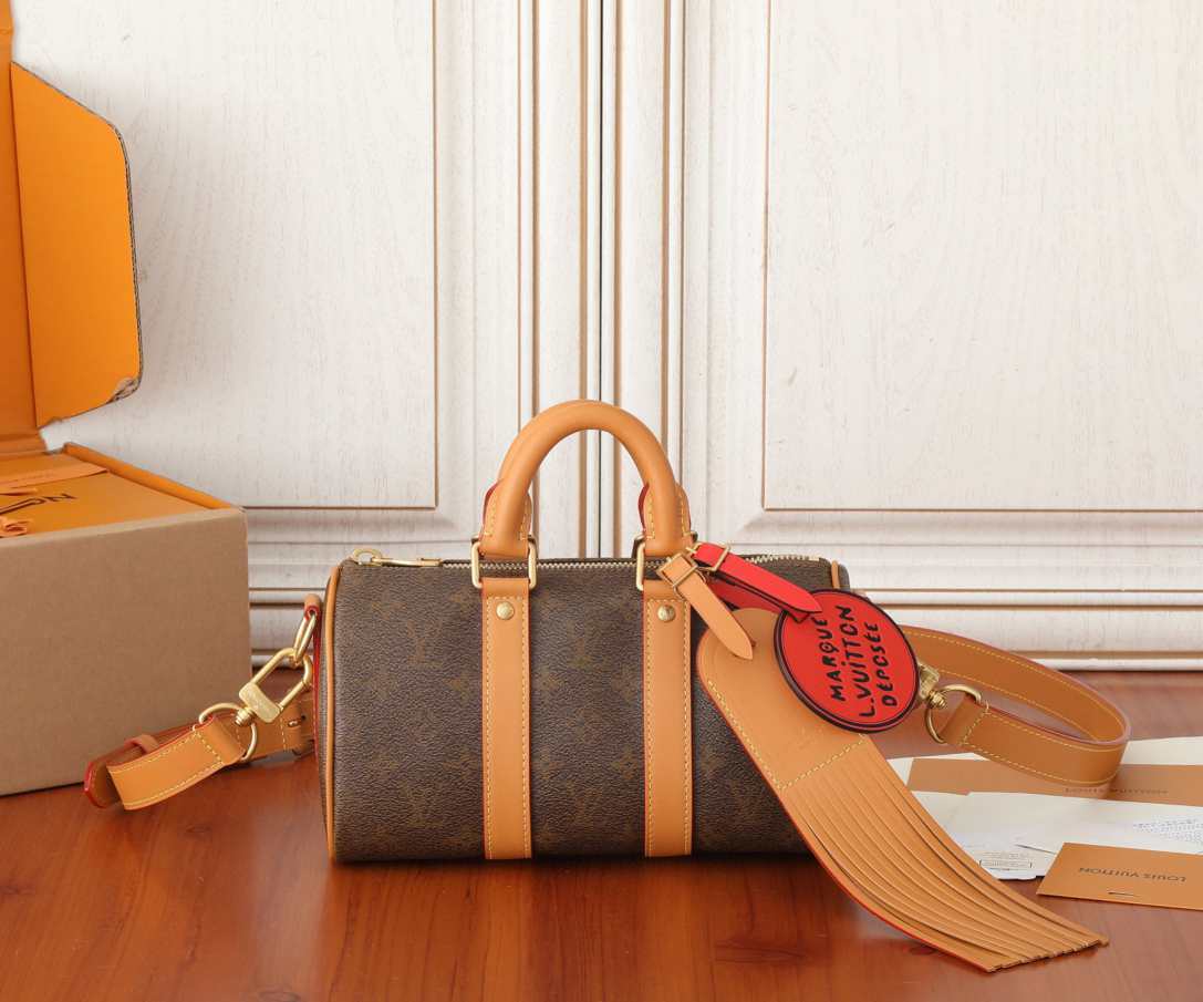 L\V Keepall Bandouli?re 25 Pharrell Williams  Monogram Dust M11542；:25x15x11CM