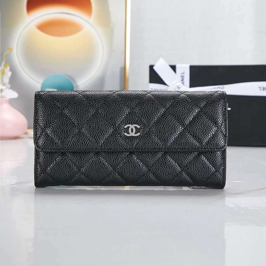 Ch@nel new wallet 241115 A50096 w19×h10.5×d3cm